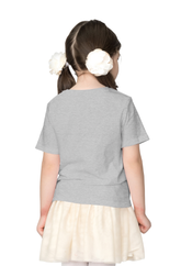 Girls Croco Cotton Candy Tshirt Back View Comfortable Girls fit